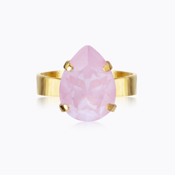 Mini Drop Ring - Gold/Soft Pink