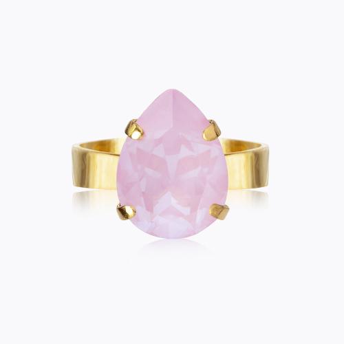 Mini Drop Ring - Gold/Soft Pink