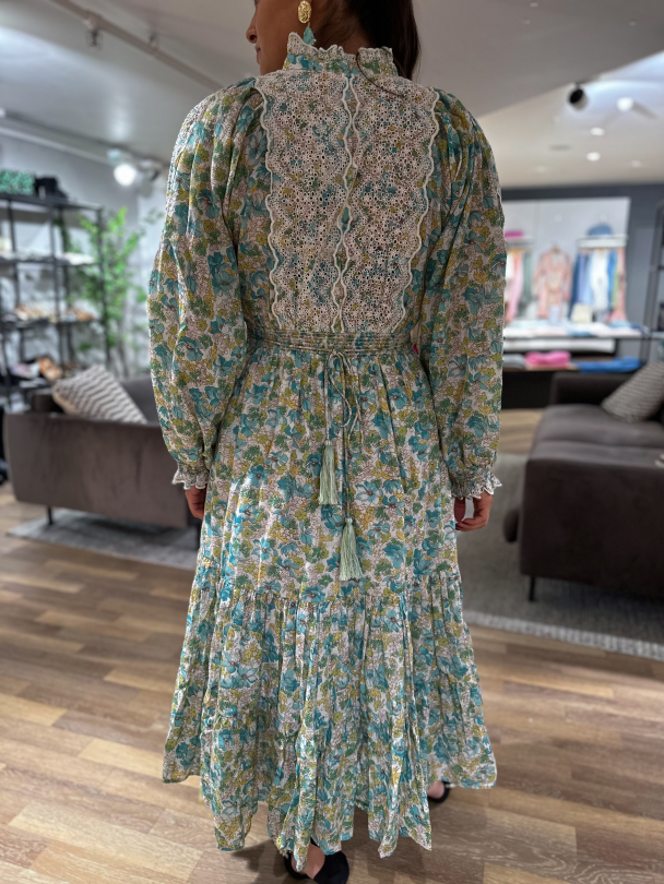Cotton Slub Midi Dress - Anemone Fields  - Image 2