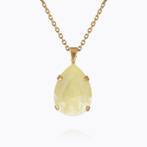 Mini Drop Necklace - Gold/Soft Yellow 