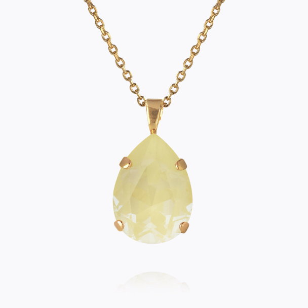Mini Drop Necklace - Gold/Soft Yellow 