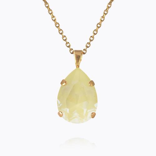 Mini Drop Necklace - Gold/Soft Yellow 