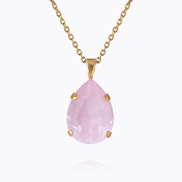 Mini Drop Necklace - Gold/Soft Pink