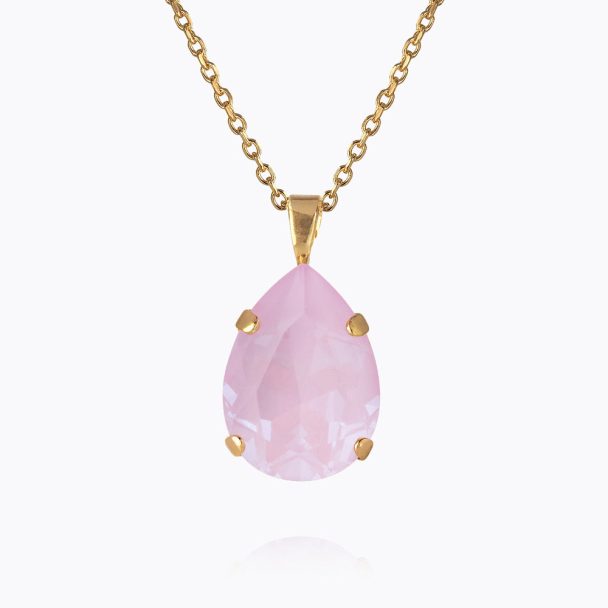 Mini Drop Necklace - Gold/Soft Pink