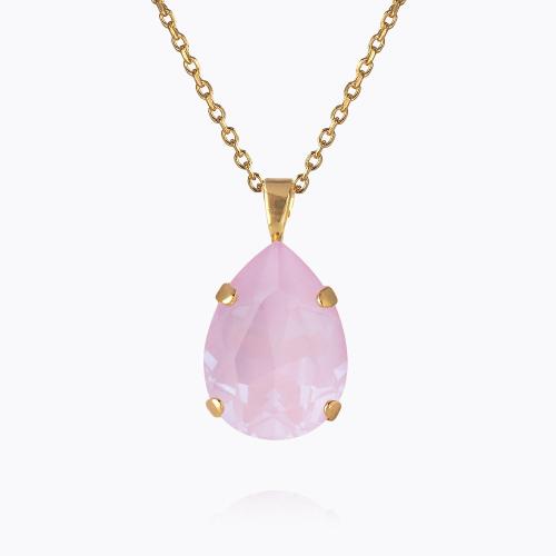 Mini Drop Necklace - Gold/Soft Pink