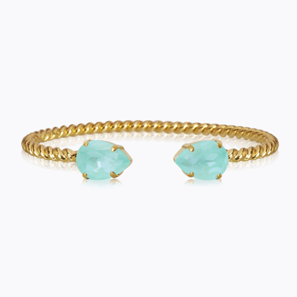 Mini Drop Bracelet - Gold/Mint