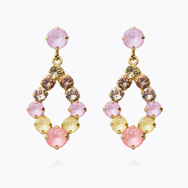 Mini Delia Earrings - Gold/ Dreamscape Combo