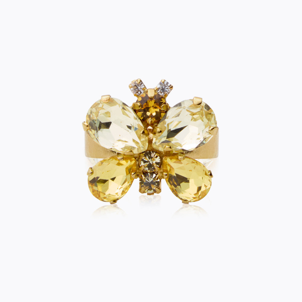 Butterfly Ring - Gold/Soft Pastel - Image 1