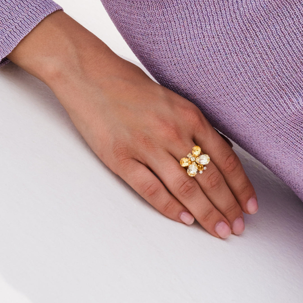 Butterfly Ring - Gold/Soft Pastel - Image 2