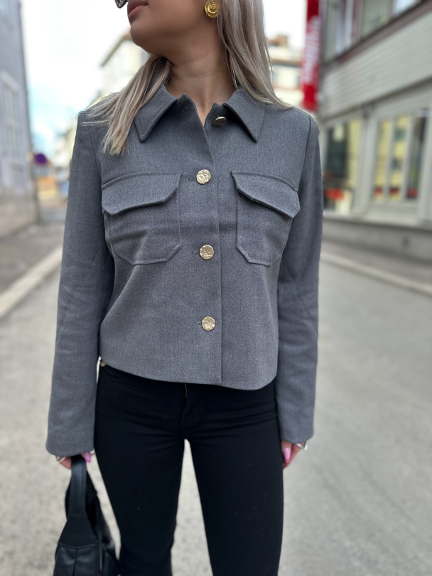 Dena Blazer - Grey Melange - Image 1