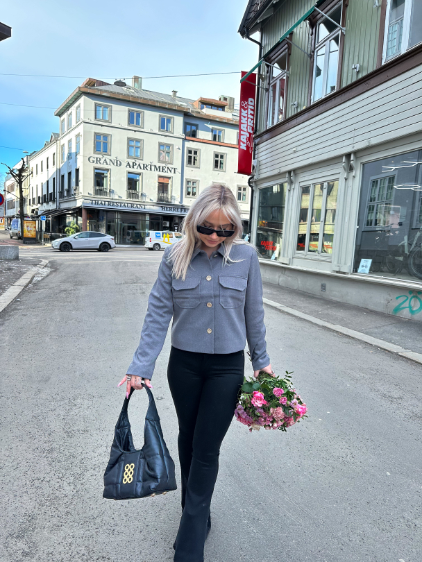 Dena Blazer - Grey Melange - Image 4