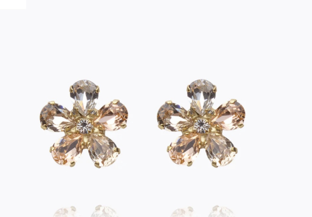 May Earrings - Gold/Silk Combo