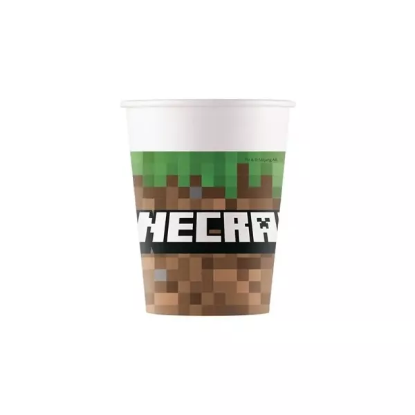 Drikkekrus i papp Minecraft