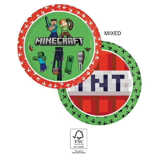 Papptallerken Minecraft