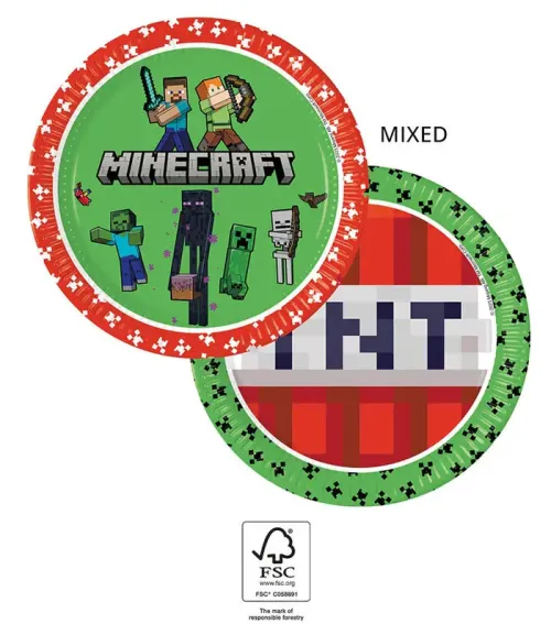 Papptallerken Minecraft