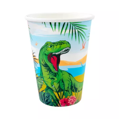 Drikkekrus i Papp Dinosaur