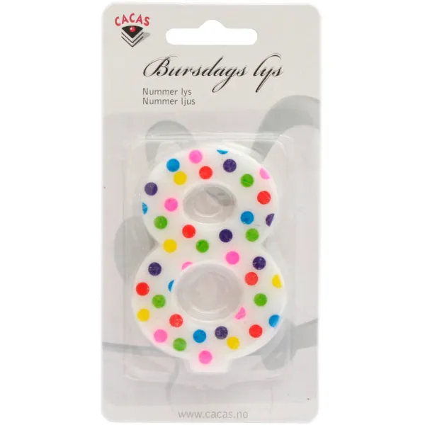 Nummerlys Confetti #8