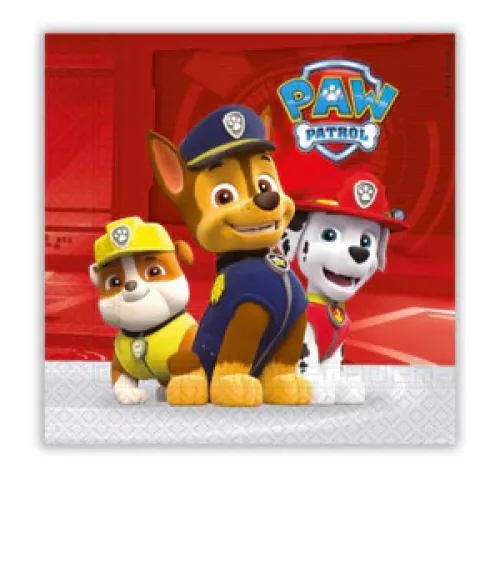 Papirservietter Paw Patrol Ready For Action 20 stk