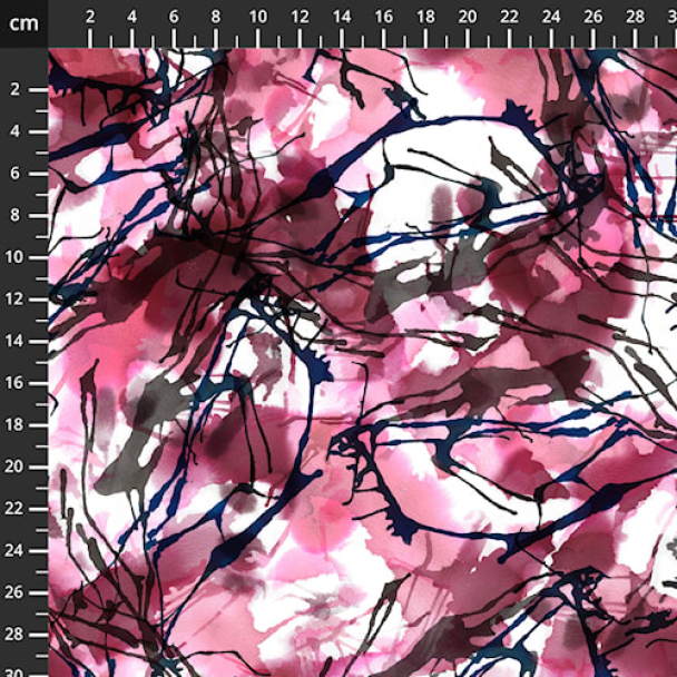 Viskosejersey Rosa lilla vannmaling