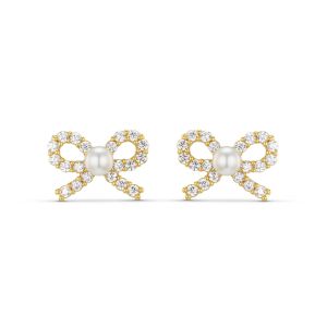 Crystal & Pearl Stud