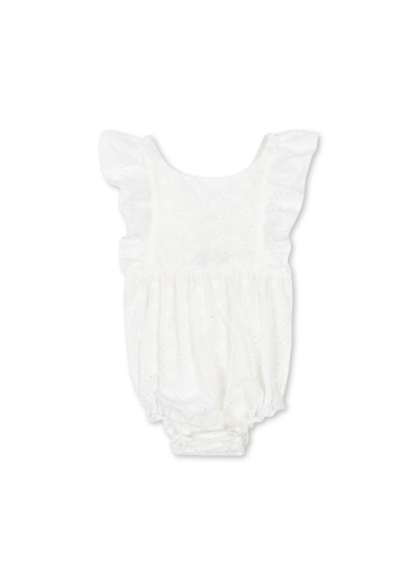 Lacey Romper - Optic White - Image 1