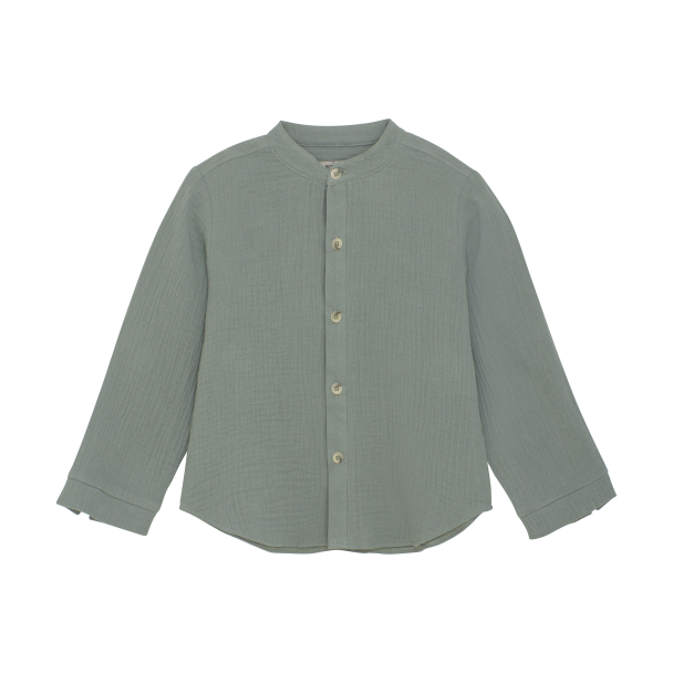 Shirt LS Muslin - Lily Pad - Image 1