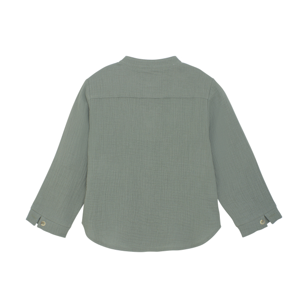 Shirt LS Muslin - Lily Pad - Image 2