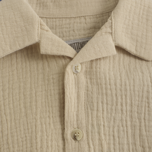 Shirt SS Muslin - Irish Cream - Image 3