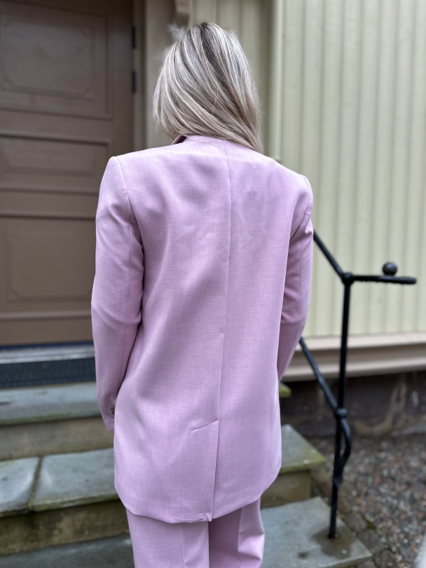 Rita Relaxed Blazer - Bleached  Mauve  - Image 2