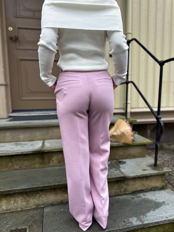 Rita Wide Pant - Bleached Mauve - Image 2