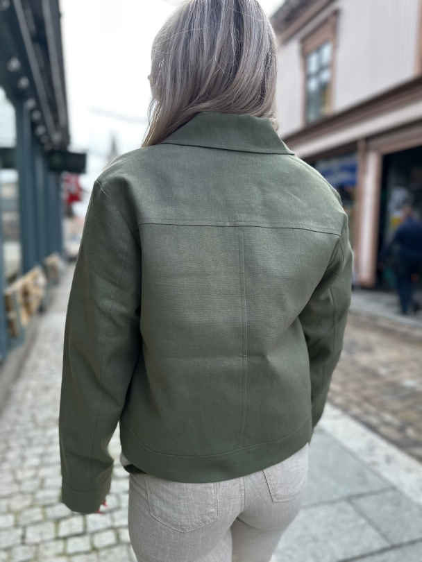 Jada Sun Short Jacket - Vetiver - Image 2