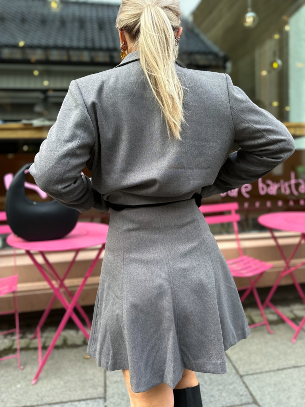 Dena Skirt - Grey Melange - Image 3
