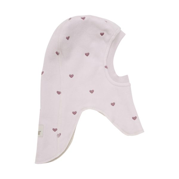 HUTTEliHUT | Balaclava Fleece Emb. w. Lin - Cloud Gray