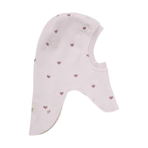 HUTTEliHUT | Balaclava Fleece Emb. w. Lin - Cloud Gray