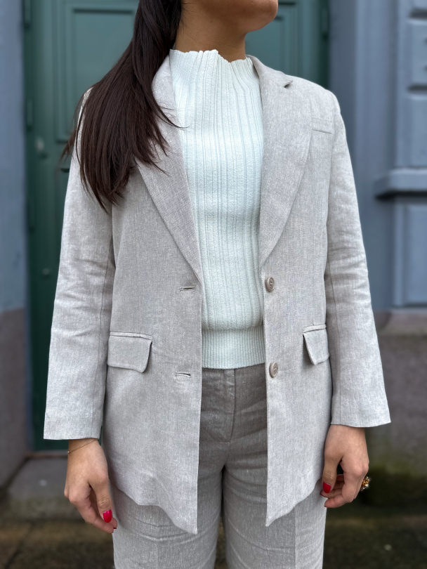 Tania Rita Relaxed Blazer - Nomad/Melange - Image 1