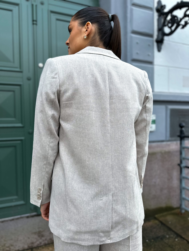 Tania Rita Relaxed Blazer - Nomad/Melange - Image 2