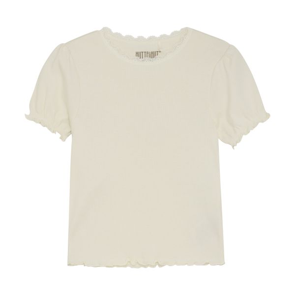 HUTTEliHUT | T-Skjorte Rib - Antique White