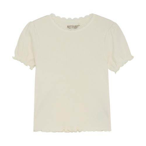 HUTTEliHUT | T-Skjorte Rib - Antique White