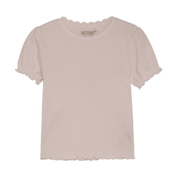 HUTTEliHUT | T-Skjorte Rib - Sepia Rose