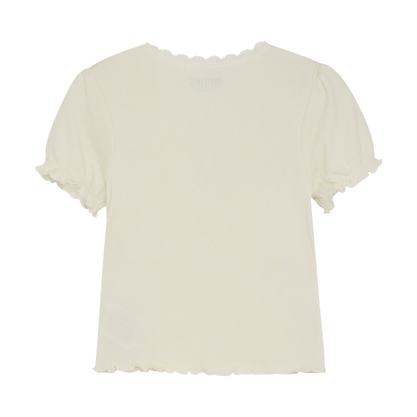 T-Skjorte Rib - Antique White - Image 2