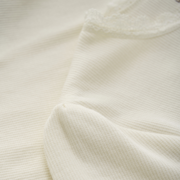 T-Skjorte Rib - Antique White - Image 3