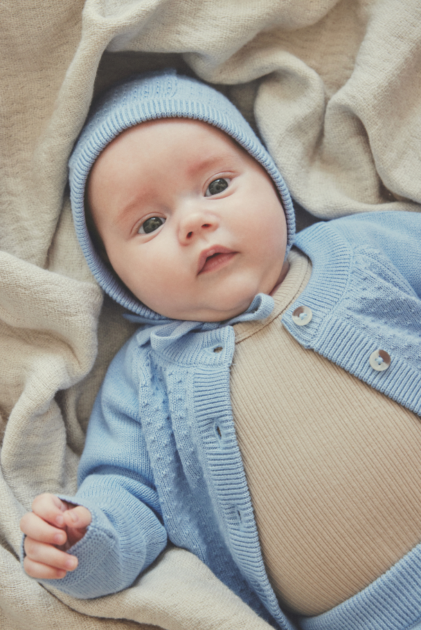 Cardigan Knit - Soft Chambray - Image 4