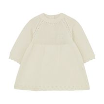 Dress LS Knit - Antique White