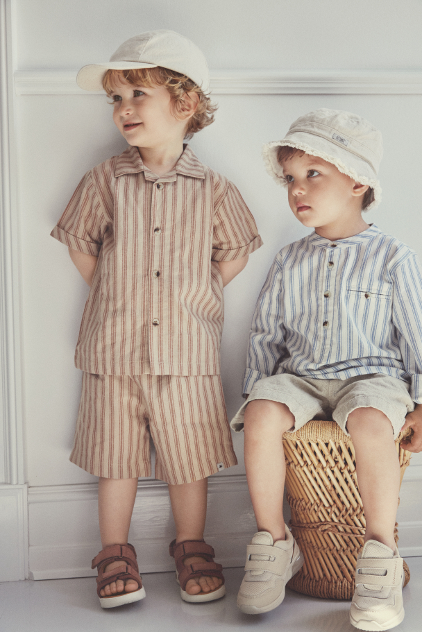 Shorts YD Stripe - Irish Cream - Image 4