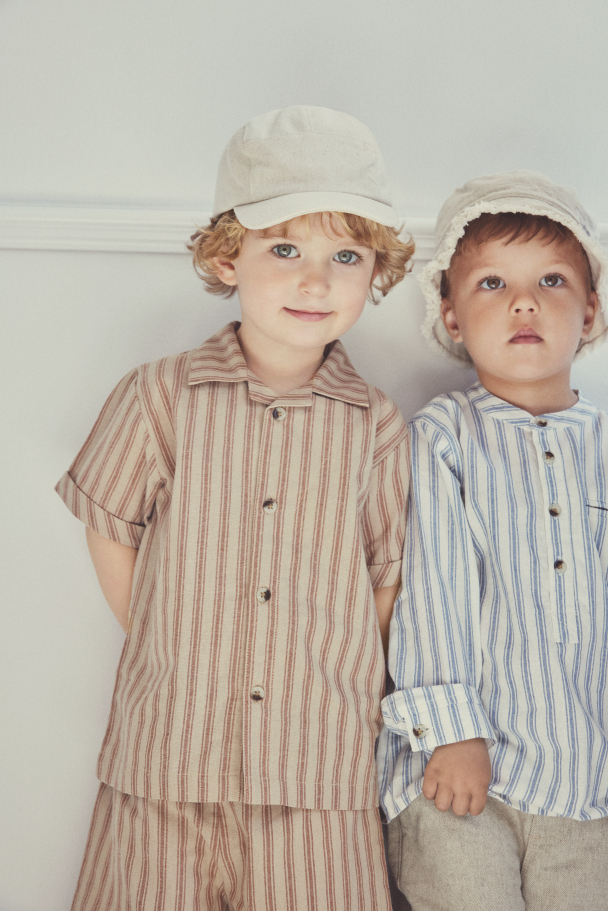 Shirt SS YD Stripe - Irish Cream - Image 4