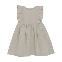 Dress SS Linen - Antique White