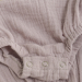 Romper SS Muslin, Cloud Gray - Huttelihut
