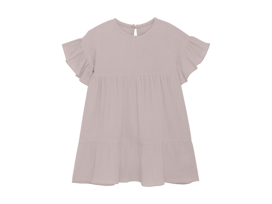 Kjole Muslin, Cloud Gray - Huttelihut