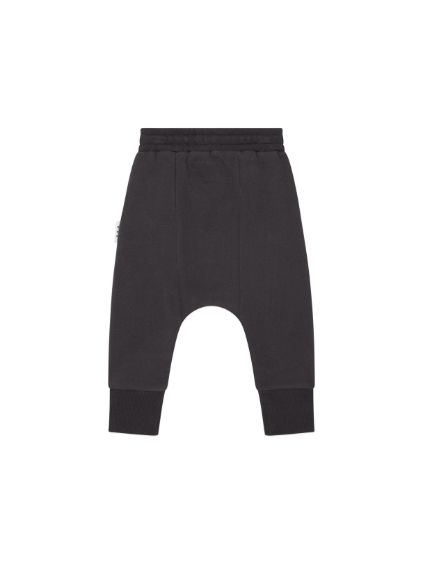 HUXBABY | Fire Truck Drop Crotch Pant - Soft Black - Image 2