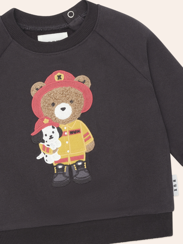 HUXBABY | Fireman Hux Sweatshirt - Soft Black - Image 3